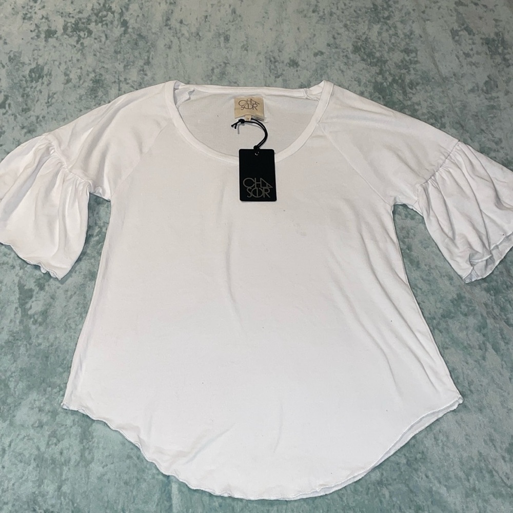 Chaser top with flowy sleeves